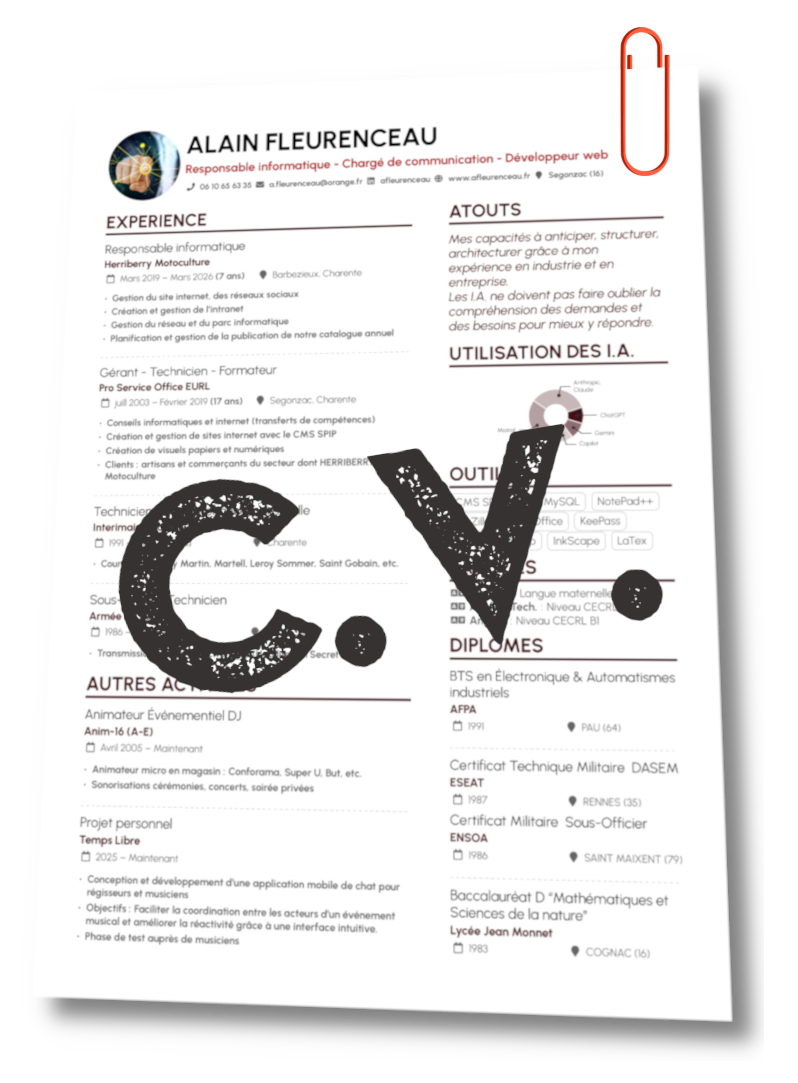 CV Alain Fleurenceau
